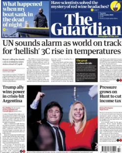 The Guardian – UN Sounds Alarm As World On Track For ‘Hellish’ 3C Rise In Temperatures