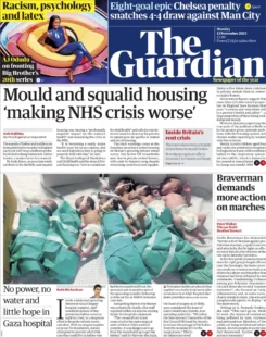 The Guardian – Mould and squalid housing ‘making NHS crisis worse’ 