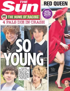 The Sun – 4 pals die in crash: So Tragic 