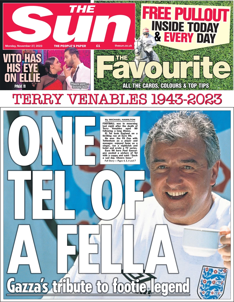 The Sun - One Tel of a fella 