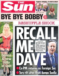 The Sun – Recall me Dave 