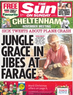 The Sun on Sunday – Jungle Grace in jibes at Farage 