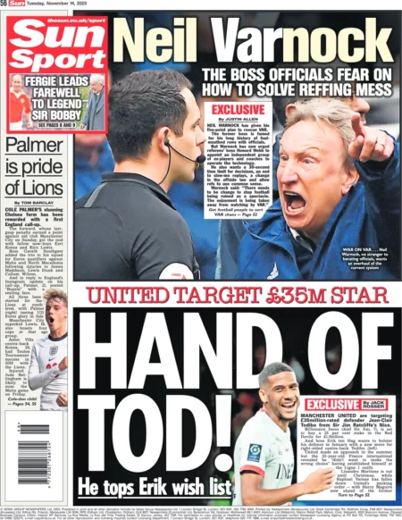 Sun Sport – United target star: Hand of Tod! 