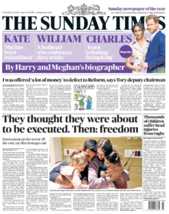 Sunday Times – They thought they were about to be executed, Then: freedom 