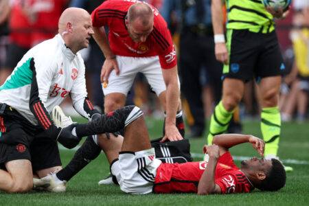 Manchester United given huge boost as young star returns to training following lengthy injury