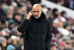 Pep Guardiola admits Manchester City are ‘struggling’ after Aston Villa defeat