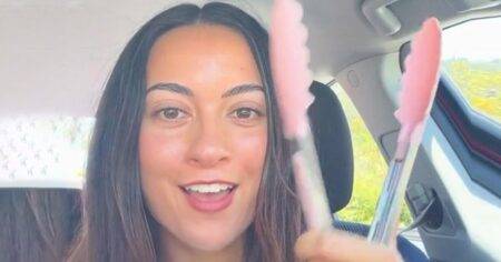 Woman reveals hilarious reason why she keeps kitchen tongs in the car
