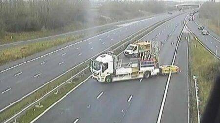 Pedestrian dies following crash that closed M4 overnight