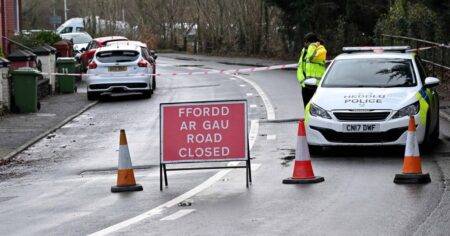 People confirmed dead after bus and car crash in Wales