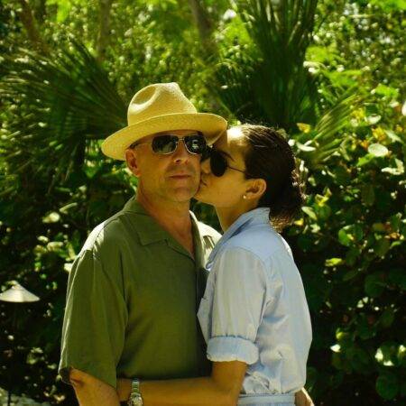 Bruce Willis’ wife cries as she marks 16th wedding anniversary amid dementia diagnosis