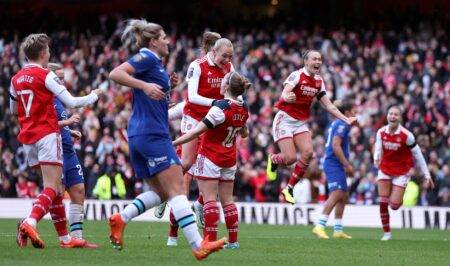 WSL: 55,000 tickets sold for Arsenal clash with Chelsea 