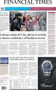 Financial Times – Labour enlists 10 city advisers to help cement confidence in business sector 