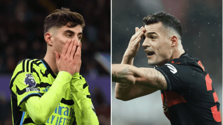 Granit Xhaka gives advice to Kai Havertz over Arsenal struggles in No.8 role