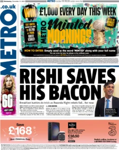 Metro – Rishi Saves His Bacon 