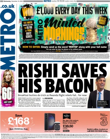 Metro – Rishi Saves His Bacon 