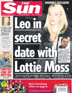 The Sun – Leo In Secret Date With Lottie Moss