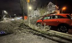 Wind warnings as 99mph Storm Isha hits UK