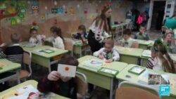 Kharkiv schools go underground amid Russian bombardments