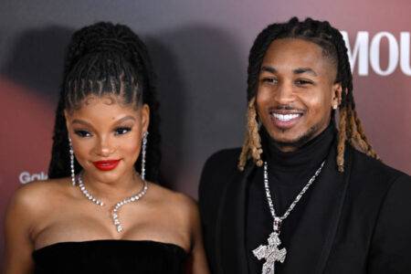 Halle Bailey, 23, announces she’s given birth to baby boy and reveals angelic name