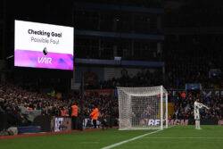 Why is VAR not being used in the Carabao Cup semi-finals?