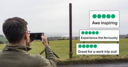 Visitors flock to see ‘the pinnacle of all the wonders of the world’ – a rusty pole