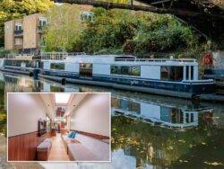 Luxury houseboat in London could be yours for £600,000