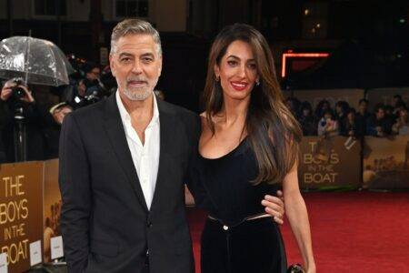 George Clooney’s £12million Berkshire mansion surrounded by floodwater as Storm Henk hits