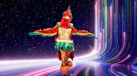 The Masked Singer unveils Chicken Caesar as TV icon