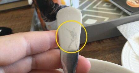 Woman convinced she’s found Freddie Mercury rocking out in her spoon