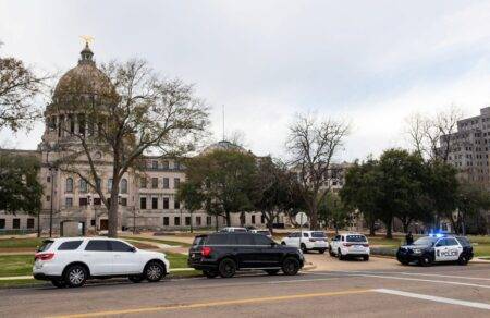 Nine US state capitols evacuated over bomb threat ‘you all end up dead’