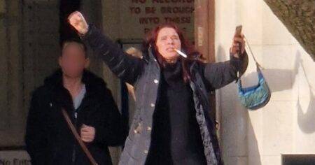 Neighbour from hell leaves court with cig in mouth shouting ‘freedom’