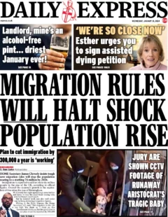 Daily Express – Migration rules will halt shock population rise