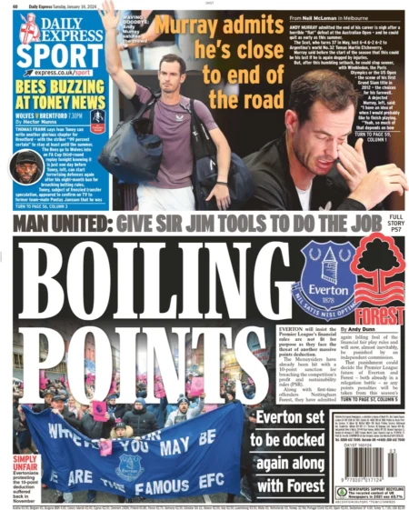 Daily Express Sport – Boiling Points