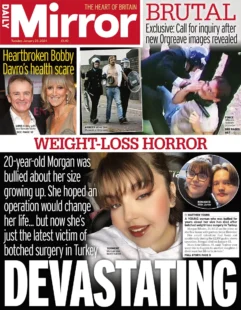 Daily Mirror- weight loss horror: DEVASTATING 