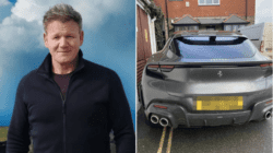 Gordon Ramsay sparks outrage after ‘parking £300k Ferrari on double yellow lines’