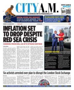 CITY AM – Inflation set to drop despite Red Sea crisis