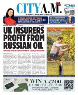 CITY AM – UK insurers profit from Russian oil 