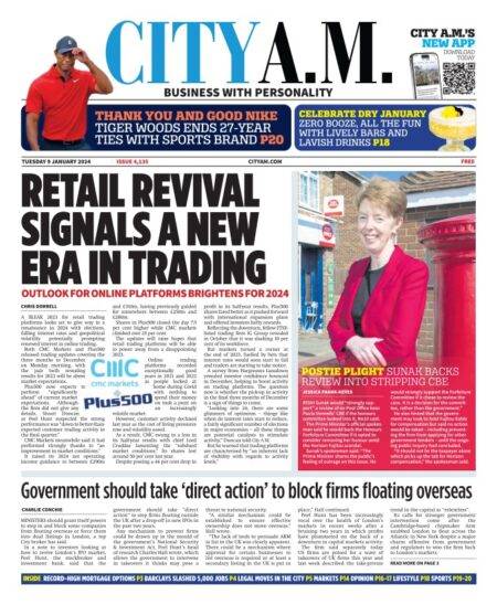 CITY AM – Retail revival signals a new era in trading 