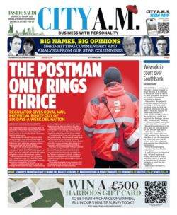 CITY AM – The Postman only rings thrice 