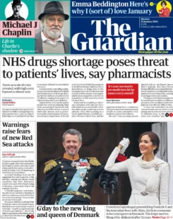 The Guardian – NHS drug shortage poses threat to patients’ lives, say pharmacist 