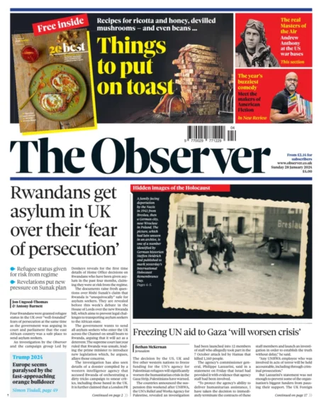 The Observer – Rwandans get asylum in UK over their fear of persecution