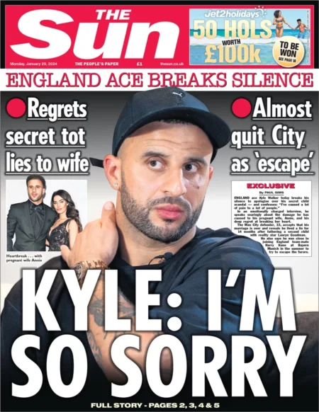 The Sun – Kyle: I’m so sorry