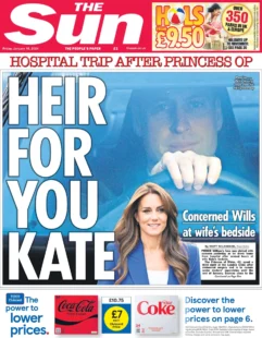 The Sun – Heir for you Kate 