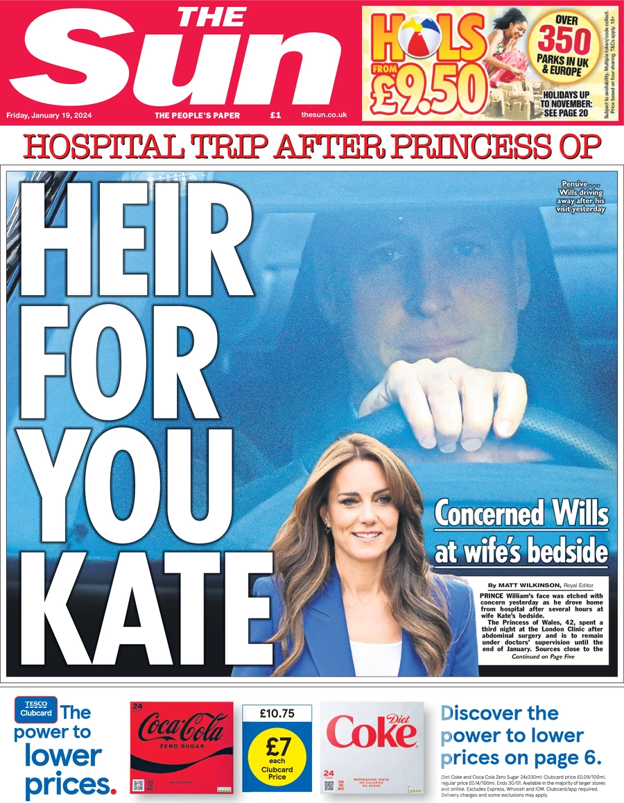 The Sun - Heir for you Kate