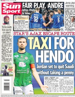 Sun Sport – Taxi for Hendo 