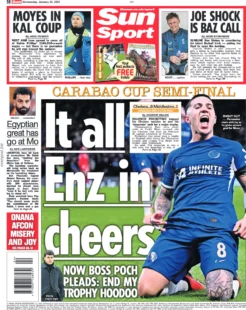 Sun Sport – It all Enz in cheers