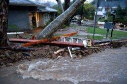 California battered by mudslides and flooding as storm continues: Live