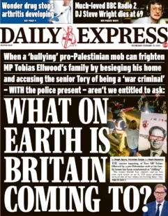 Daily Express – What on earth is Britain coming to? 