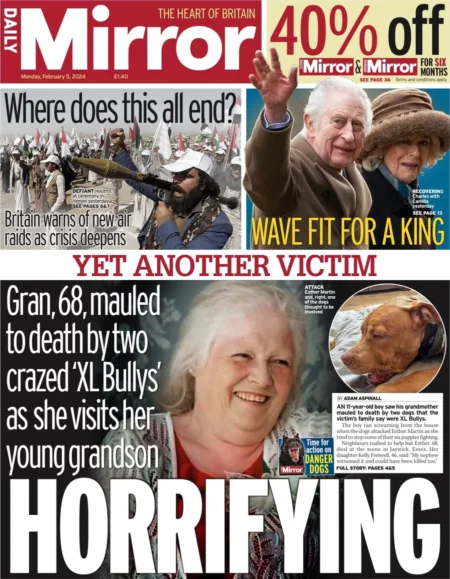 Daily Mirror – Yet another victim: Horrifying 