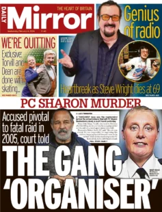 Daily Mirror – PC Sharon murder: The Gang ‘Organiser’ 